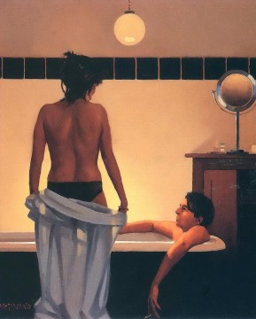 ジャック・ベトリアーノ Painting - 一緒にお風呂に入ろう 現代のジャック・ヴェトリアーノ